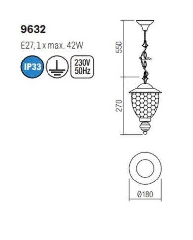 SOSPENSIONE PER ESTERNO STILE CONTEMPORANEO MATERA
