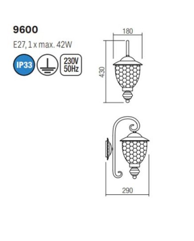 APPLIQUE PER ESTERNO STILE CONTEMPORANEO MATERA