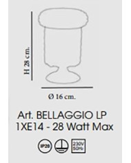 LUMETTO STILE CONTEMPORANEO BELLAGGIO LP