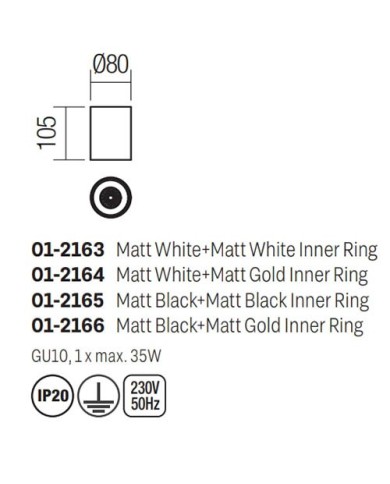 PLAFONIERA A SOFFITTO STILE MODERNO KOA BIANCO E ORO