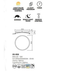PLAFONIERA IN STILE MODERNO  CCT JOLIE TONDA