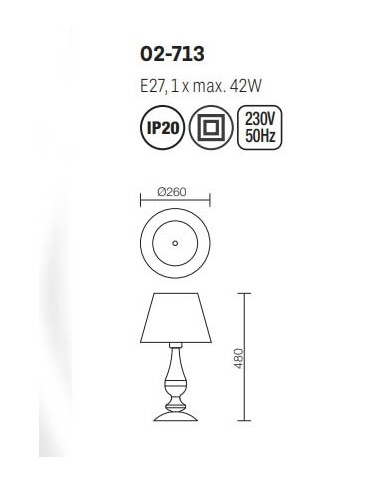 LUMETTO DA TAVOLO STILE CONTEMPORANEO FABIOLA