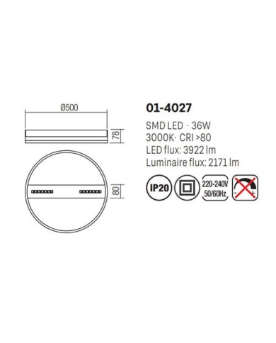 PLAFONIERA STILE MODERNO DEMY