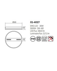 PLAFONIERA STILE MODERNO DEMY