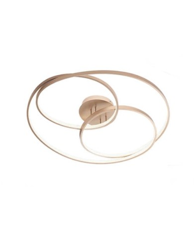 PLAFONIERA STILE MODERNO CENTRIX 3000K ORO