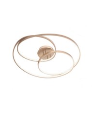 PLAFONIERA STILE MODERNO CENTRIX 3000K ORO