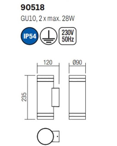 APPLIQUE PER ESTERNO STILE MODERNO CARGO G