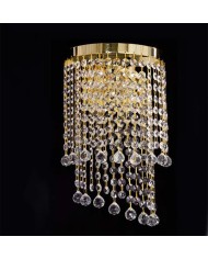 APPLIQUE STILE CONTEMPORANEO CON CRISTALLI E SFERE TWIST AP