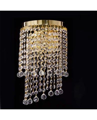 APPLIQUE STILE CONTEMPORANEO CON CRISTALLI E SFERE TWIST AP