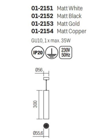 SOSPENSIONE STILE MODERNO AXIS SP NERO