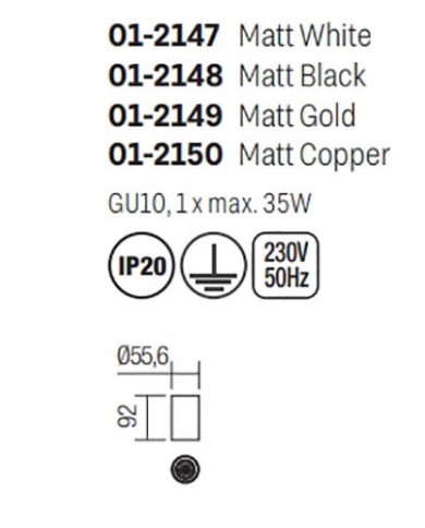 PLAFONIERA A SOFFITTO STILE MODERNO AXIS PL P RAME