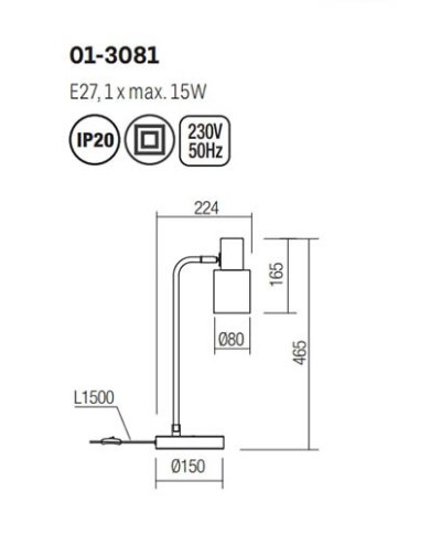 LUMETTO STIILE MODERNO AURUM LP