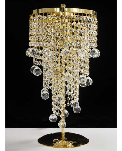 LUME STILE CONTEMPORANEO CON CRISTALLI E SFERE TWIST LG