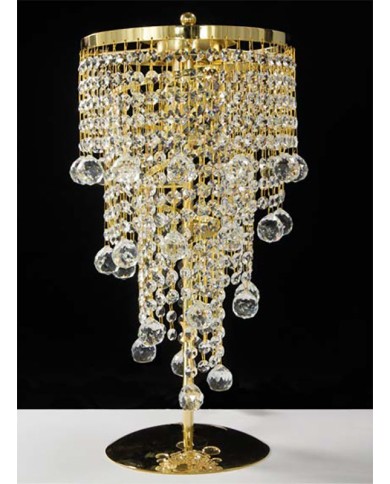 LUME STILE CONTEMPORANEO CON CRISTALLI E SFERE TWIST LG