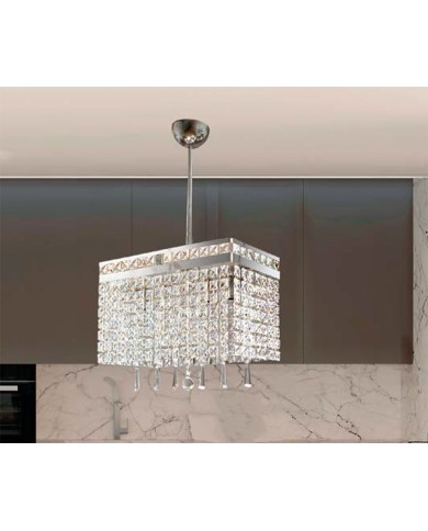 LAMPADARIO A SOSPENSIONE STILE CONTEMPORANEO DUBAY  SP60
