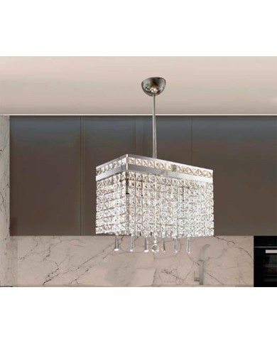 LAMPADARIO A SOSPENSIONE STILE CONTEMPORANEO DUBAY  SP40