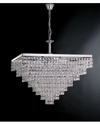 LAMPADARIO A SOSPENSIONE STILE CONTEMPORANEO PIRAMIDE SP60