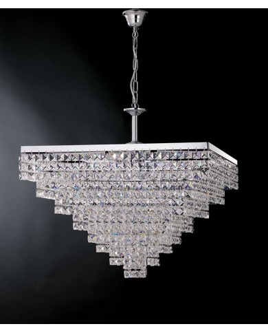 LAMPADARIO A SOSPENSIONE STILE CONTEMPORANEO PIRAMIDE SP60