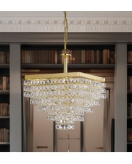 LAMPADARIO A SOSPENSIONE STILE CONTEMPORANEO PIRAMIDE SP40