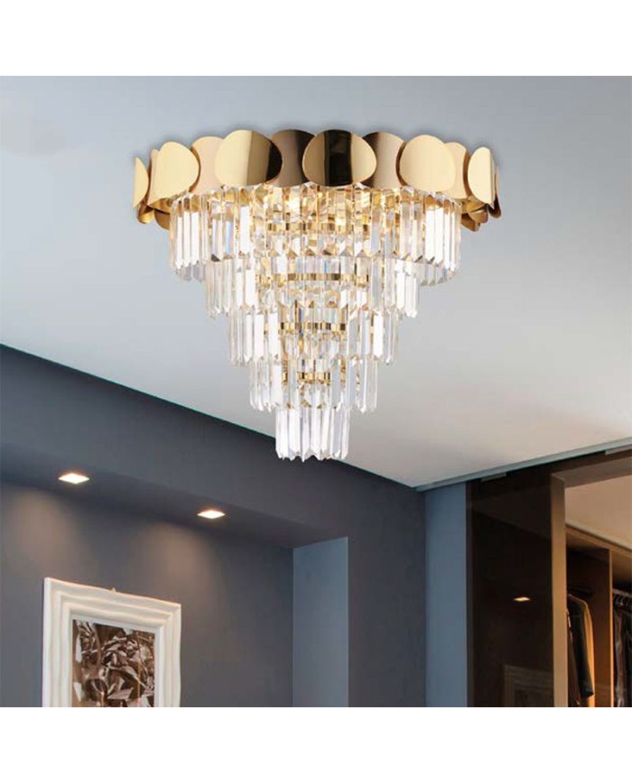 PLAFONIERA STILE CONTEMPORANEA DIAMETRO 52