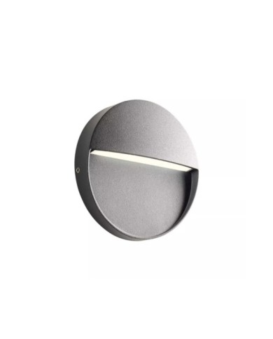 APPLIQUE PER ESTERNO STILE MODERNO LANDER TONDO P GRIGIO