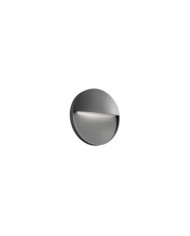 APPLIQUE PER ESTERNO STILE MODERNO LANDER AP TONDO GRIGIO