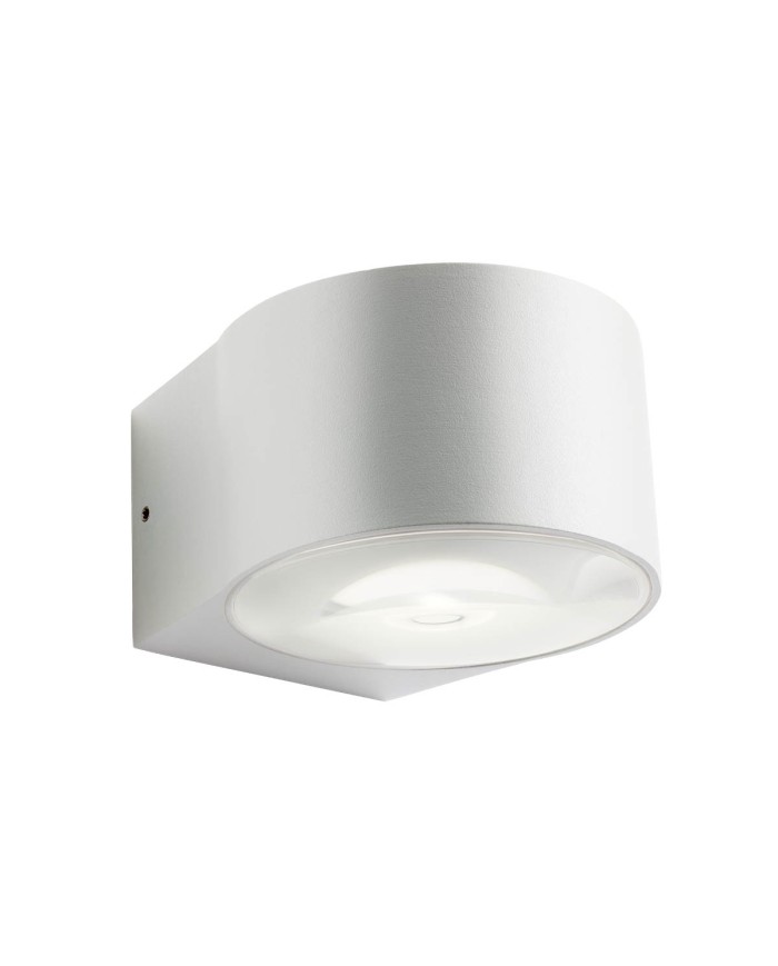 APPLIQUE PER ESTERNO STILE MODERNO LOG BIANCO G 3000K 12W