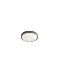 PLAFONIERA PER ESTERNO STILE MODERNO OSIRIS GRIGIO 3000K