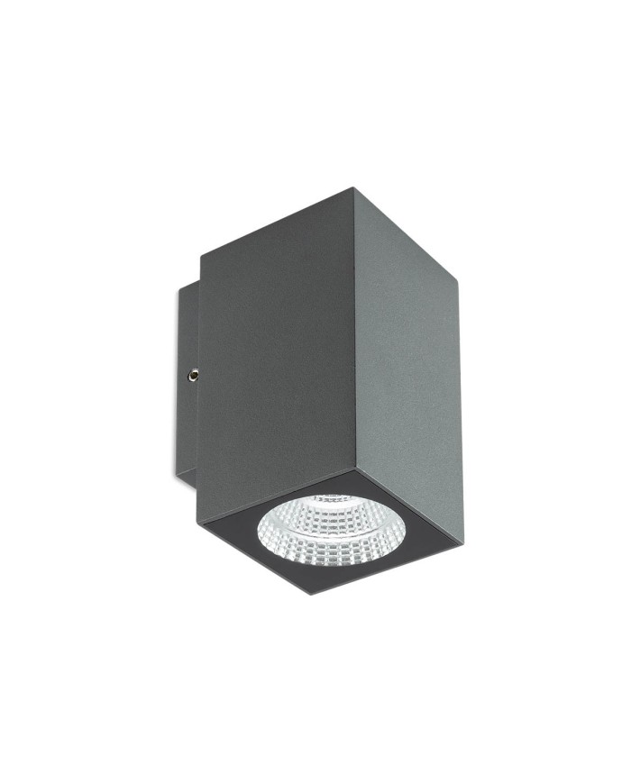 APPLIQUE PER ESTERNO STILE MODERNO QUAD GRIGIO