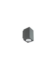 APPLIQUE PER ESTERNO STILE MODERNO QUAD GRIGIO