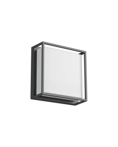 PLAFONIERA PER ESTERNO STILE MODERNO QUADRIS G GRIGIO