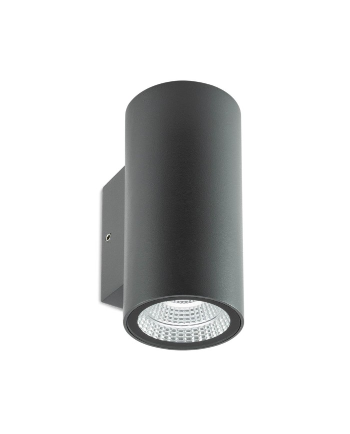 APPLIQUE PER ESTERNO STILE MODERNO RAM BIEMISSIONE GRIGIO