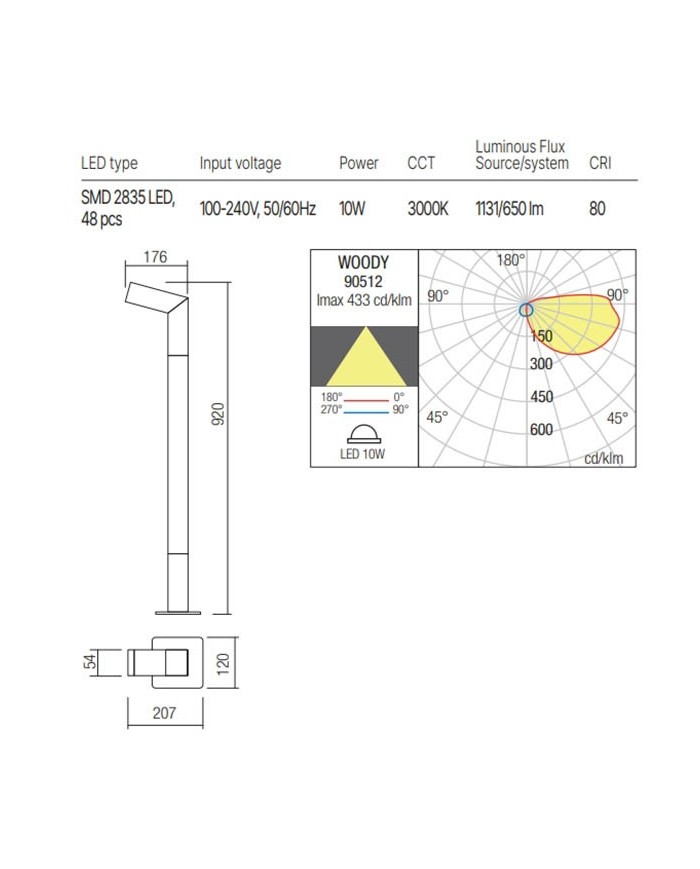 PALETTO PER ESTERNO STILE MODERNO WOODY G