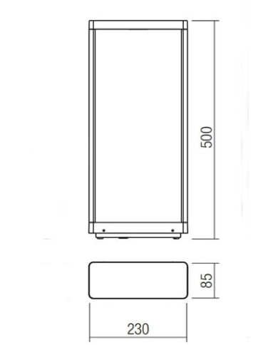 PALETTO PER ESTERNO STILE MODERNO WAKE M