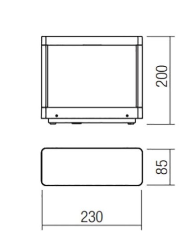 PALETTO PER ESTERNO STILE MODERNO WAKE P