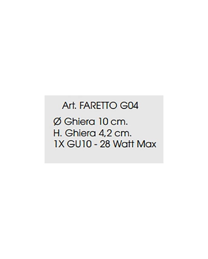 FARETTO STILE CLASSICO G04