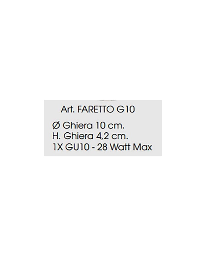 FARETTO STILE CLASSICO G10