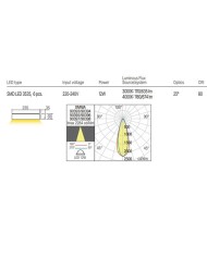 APPLIQUE PER ESTERNO STILE MODERNO OMNIA AP MARRONE 4000K