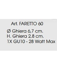 FARETTO STILE MODERNO CONTEMPORANEO 60
