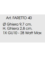 FARETTO STILE MODERNO CONTEMPORANEO 40
