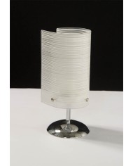 LAMPADA DA TAVOLO STILE MODERNO CONTEMPORANEO RIGHE LP ROLL