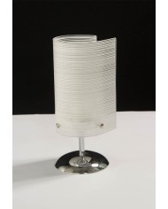 LAMPADA DA TAVOLO STILE MODERNO CONTEMPORANEO RIGHE LP ROLL