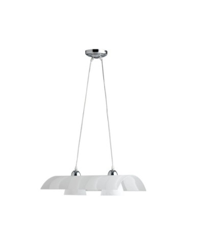 SOSPENSIONE ZEBRATA CROMO/BIANCA G