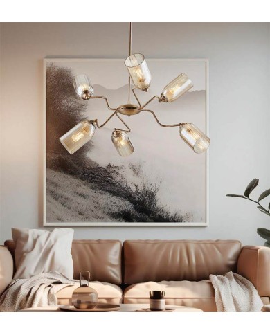 LAMPADARIO A SOSPENSIONE STILE MODERNO MASAY LM6