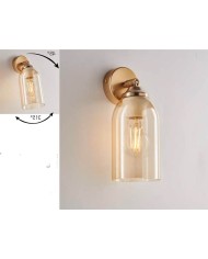 LAMPADA DA PARETE CON SNODO STILE MODERNO MASAY APS