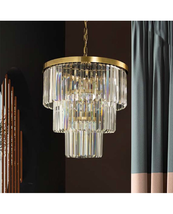 LAMPADARIO A SOSPENSIONE STILE CONTEMPORANEO GAIL DIAMETRO 60