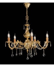 LAMPADARIO STILE CLASSICO FOGLIA LM5