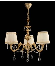 LAMPADARIO STILE CLASSICO FOGLIA LM3