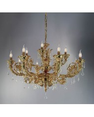 LAMPADARIO STILE CLASSICO IMPERO 12 LUCI BIG