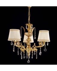 LAMPADARIO STILE CLASSICO IMPERO 3 LUCI